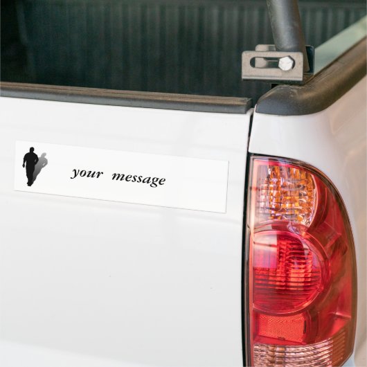 Silhouette eines Menschen Autoaufkleber (Auf Lkw)