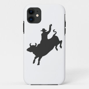Silhouette eines Rodeo-Bullenritts Case-Mate iPhone Hülle
