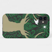 Silhouette eines Rotwilds, der Taube und des Case-Mate iPhone Hülle (Rückseite (Horizontal))