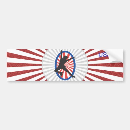 Silhouette eines Skaters - Autoaufkleber (Vorne)