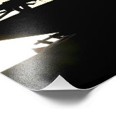 Silhouette eines Squad-Schusswaffenspielers Fotodruck (Ecke)