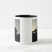 Silhouette eines Squad-Schusswaffenspielers Tasse (Zentrum)