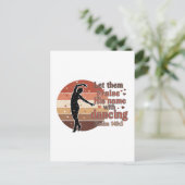 Silhouette eines Tänzers - Psalm-basiertes Design Einladungspostkarte (Stehend Vorderseite)