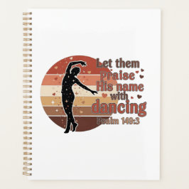 Silhouette eines Tänzers - Psalm-basiertes Design Planer