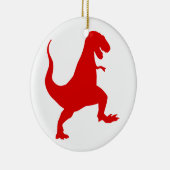 Silhouette eines Tyrannosaurus-Rex Keramik Ornament (Rechts)