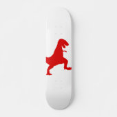 Silhouette eines Tyrannosaurus-Rex Skateboard (Vorne)