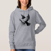Silhouette eines Vogels, T - Shirt (Vorderseite)