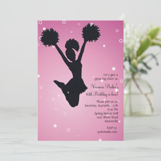 Silhouette Einladung (Stehend Vorderseite)