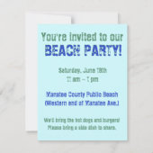 Silhouette Einladung (Rückseite)