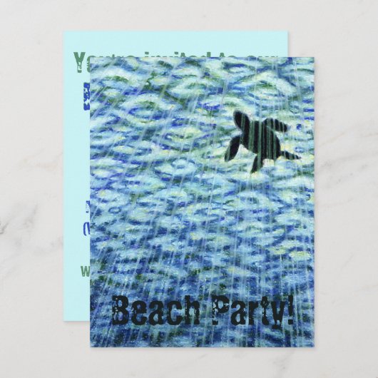 Silhouette Einladung (Vorne/Hinten)