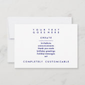 Silhouette Einladung (Rückseite)