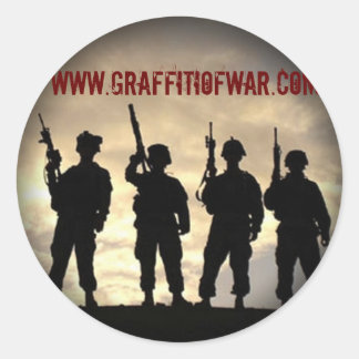 Silhouette Fade to Black Round Stickers