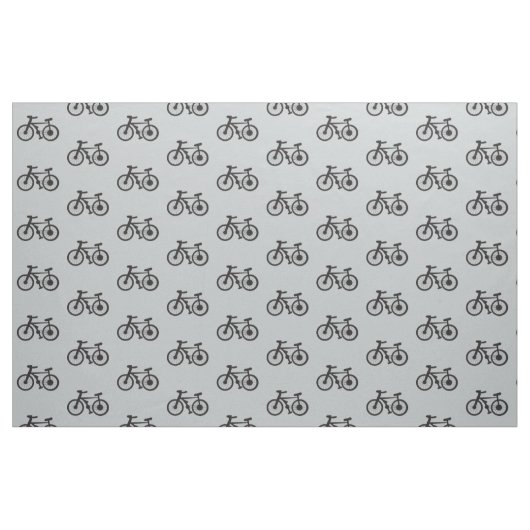 Silhouette Fahrrad| Änderung der Hintergrundfarbe Stoff (Fat Quarter (45,7 x 55,9 cm))