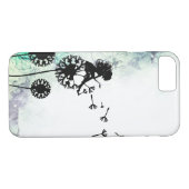 Silhouette Fairy and Dandelion Seeds Blumengarten Case-Mate iPhone Hülle (Rückseite (Horizontal))