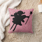 Silhouette Fairy Princess Pillow Kissen (Decke)