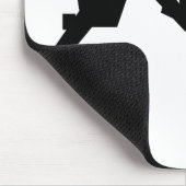 Silhouette-Feld-Hockey Mousepad (Ecke)