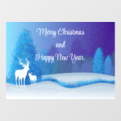 Silhouette Fensteraufkleber (Blatt)