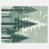 Silhouette Fleecedecke (Vorderseite (Horizontal))