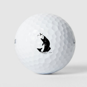 Silhouette Foreut im Begriff zu essen Dragonfly Golfball