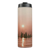 SILHOUETTE FOTO DER PERSON, DIE EINEN PADDLE SUR F THERMOSBECHER (Vorderseite)