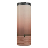 SILHOUETTE FOTO DER PERSON, DIE EINEN PADDLE SUR F THERMOSBECHER (Rückseite)