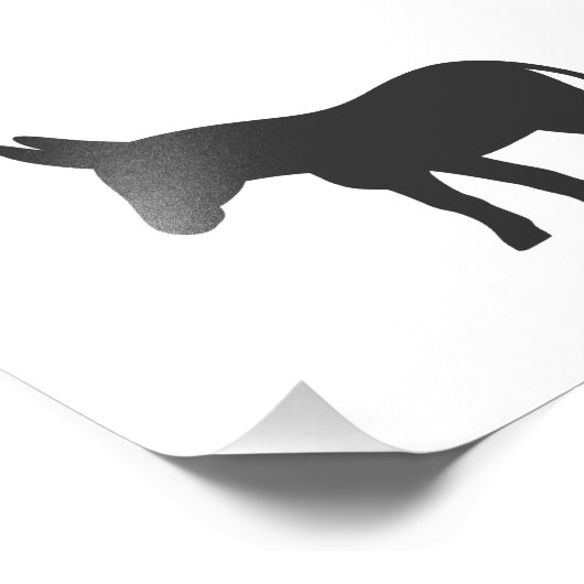 Silhouette Fotodruck (Ecke)