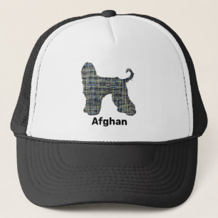 Silhouette für afghanische Hunde Truckerkappe