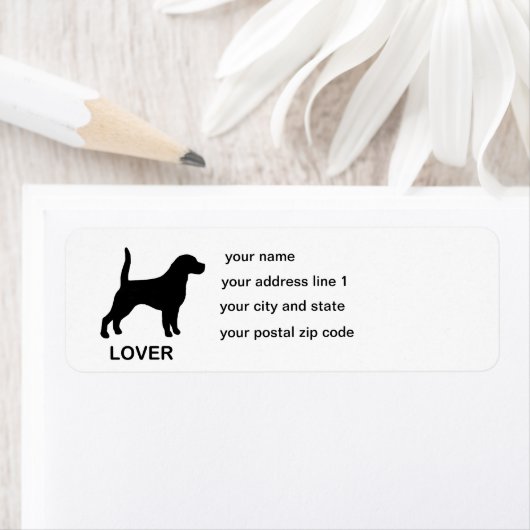 Silhouette für Beagle (Insitu)