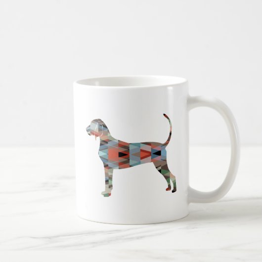 Silhouette für Bluetick-Zusammenhänge geometrische Kaffeetasse (Rechts)
