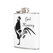 Silhouette für das Crowing Flachmann (Links)