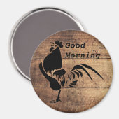 Silhouette für das Crowing Magnet (Vorderseite/Rückseite)