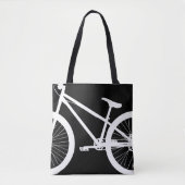 Silhouette für das weiße Fahrrad Tasche (Vorderseite)