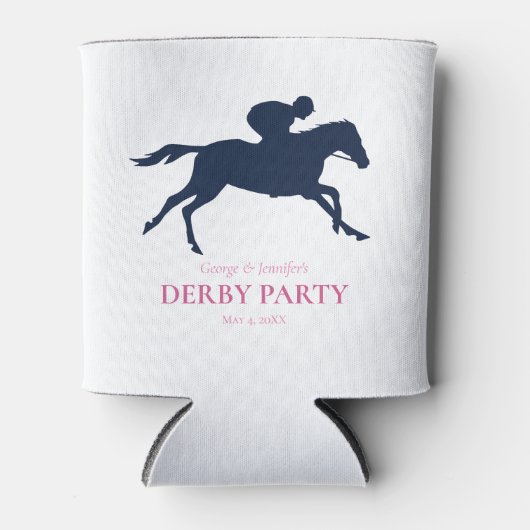 Silhouette für einfaches Blaues Rennen Dosenkühler (Vorderseite)