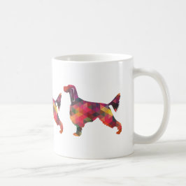 Silhouette für geometrisches Muster für Gordon Set Kaffeetasse