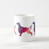 Silhouette für geometrisches Muster in Gordon Sett Kaffeetasse (Mittel)