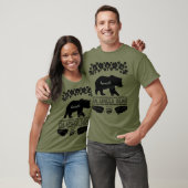 Silhouette für Hawaii Da Oncle Bear T-Shirt (Unisex)