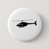 Silhouette für Hubschrauber-Chopper - Farbe anpass Button (Vorderseite)