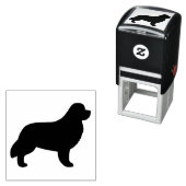 Silhouette für Hunde in Neufundland Permastempel (Beispiel)