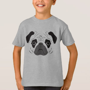Silhouette für Mops T-Shirt