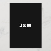 Silhouette für Schwarz-Weiß-Motorräder Save the Da Save The Date (Rückseite)