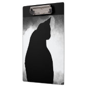 Silhouette für Schwarze Katzen Klemmbrett (Links)