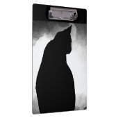 Silhouette für Schwarze Katzen Klemmbrett (Rechts)