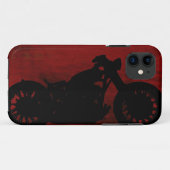 Silhouette für schwarze Motorräder Case-Mate iPhone Hülle (Rückseite (Horizontal))