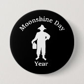 Silhouette für Schwarzweißmoonshiner Button (Vorderseite)