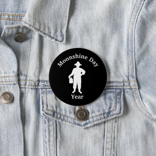 Silhouette für Schwarzweißmoonshiner Button (Beispiel)