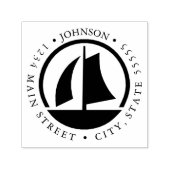 Silhouette für Segelboote Permastempel (Design)