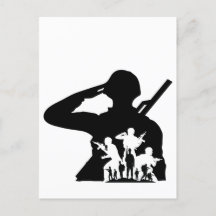 Silhouette für Soldaten