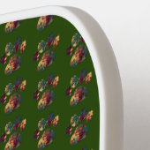 Silhouette für Tierpaare Erntedank Pickleball Schläger (Linke Seite)