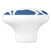 Silhouette für Weißhirsche, kundenspezifische Kera Keramikknauf (Seitenansicht)