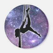 Silhouette Galaxy Magnet (Vorne)